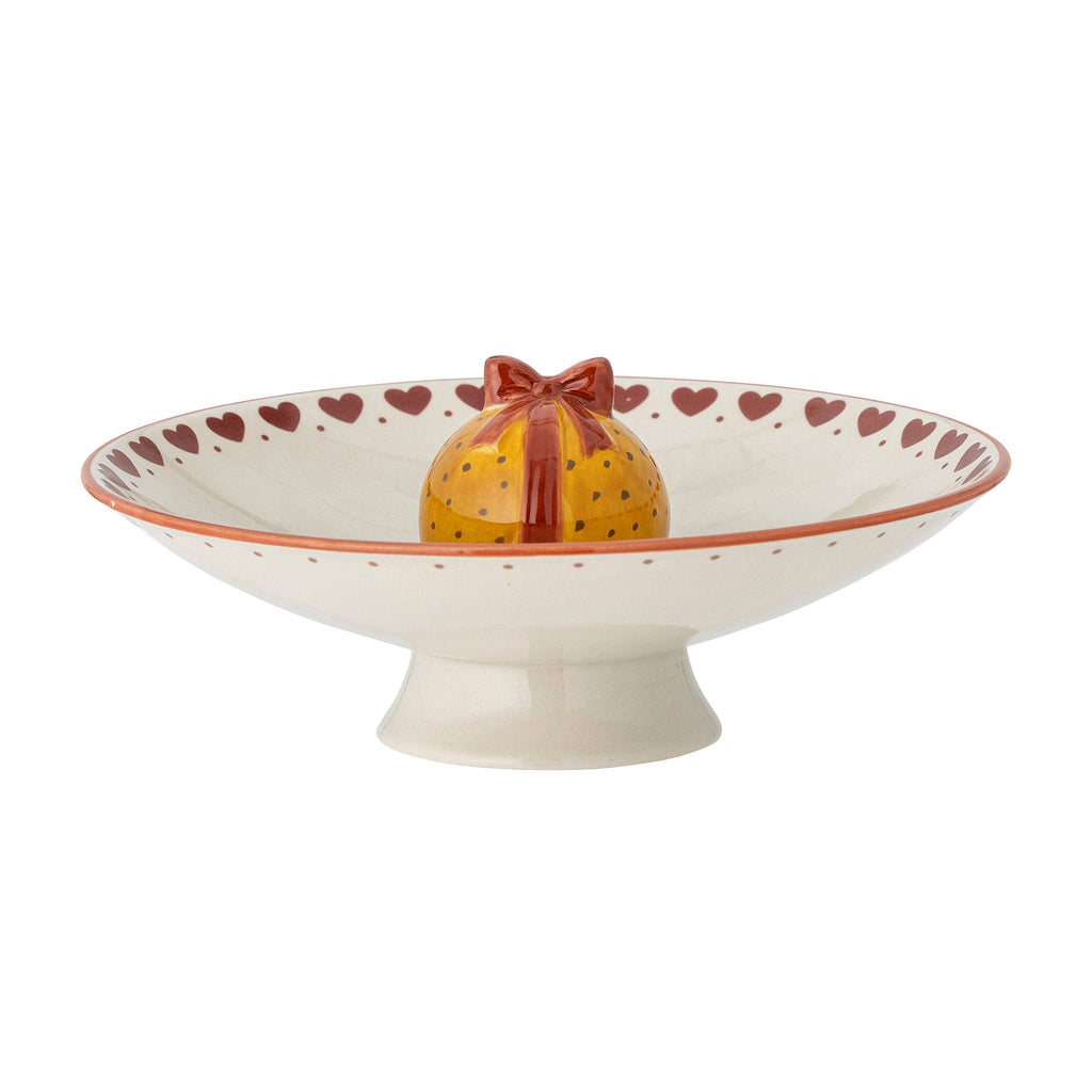 Bloomingville Jolly Tray, Red, Stoneware - Lund und Larsen