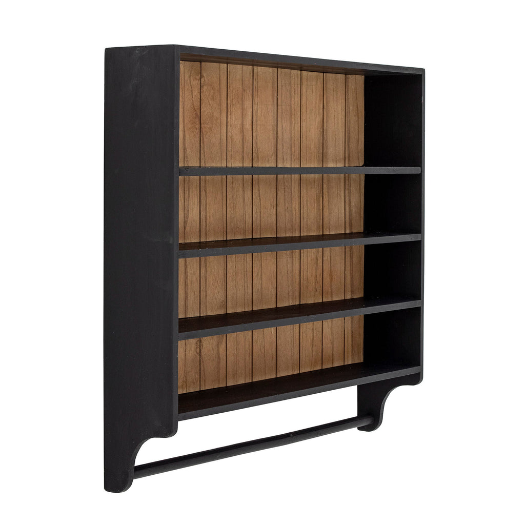 Bloomingville Loup Shelf, Black, Firwood - Lund und Larsen