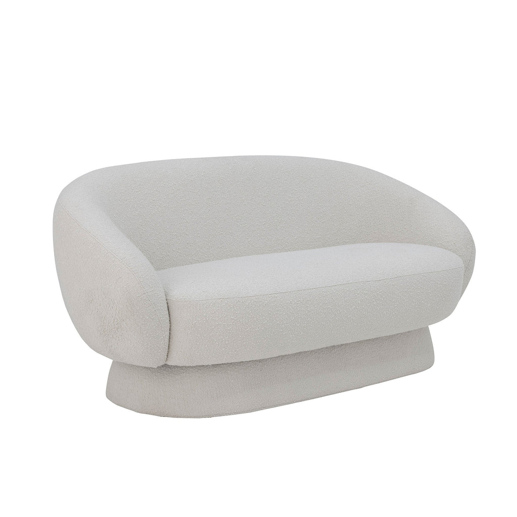 Bloomingville Ted Sofa, White, Polyester - Lund und Larsen