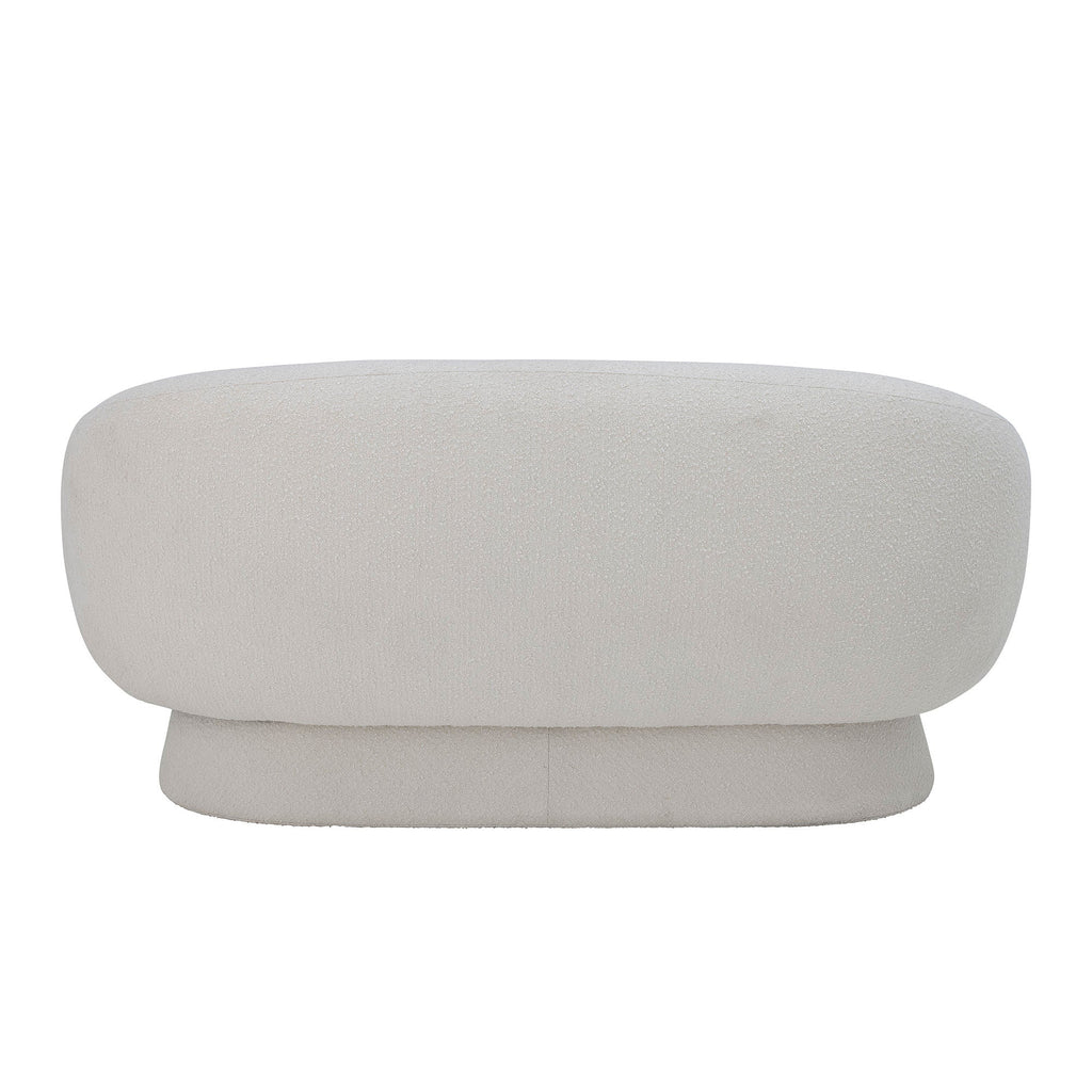 Bloomingville Ted Sofa, White, Polyester - Lund und Larsen