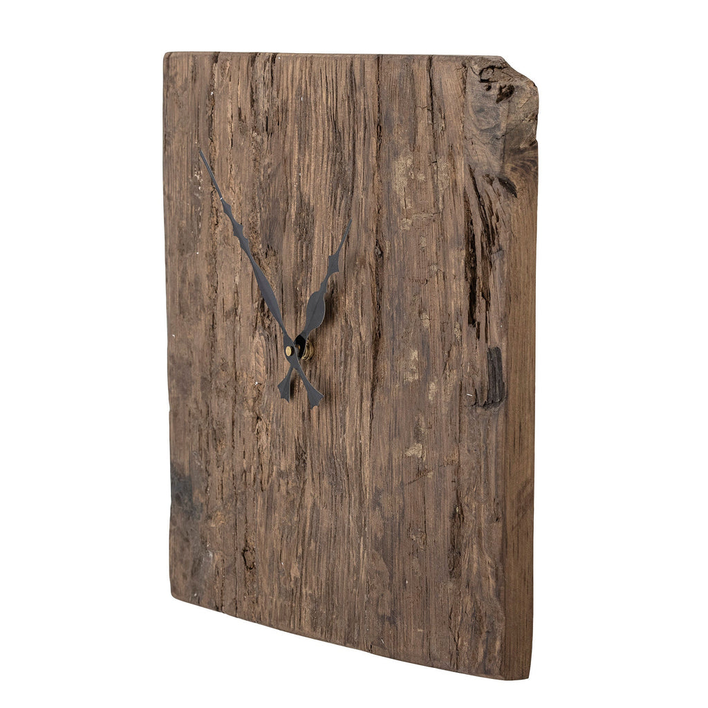 Creative Collection Sarai Clock, Brown, Reclaimed Wood - Lund und Larsen